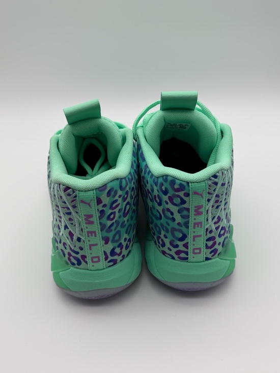 PUMA LaMelo Ball MB.01 Men’s Basketball Sneakers Green Purple main image 10